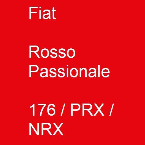 Fiat, Rosso Passionale, 176 / PRX / NRX.